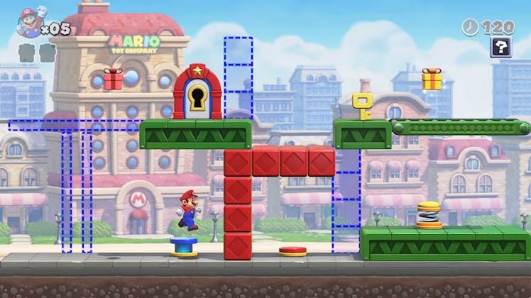 screenshot from Mario vs. Donkey Kong