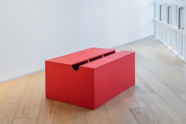 Donald Judd's installation at the thaddaeus ropac gallery in seoul