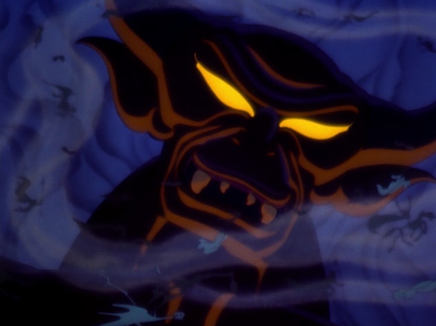 Demons swirl around a large devil figure in 'Fantasia.'