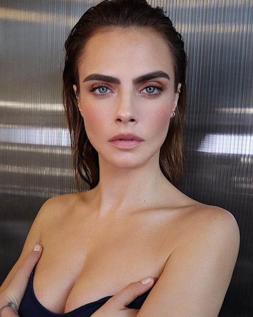 Cara Delevingne dark eyebrows