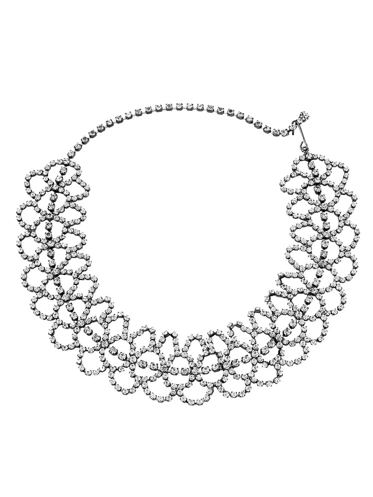 Crystal Lace Choker Necklace