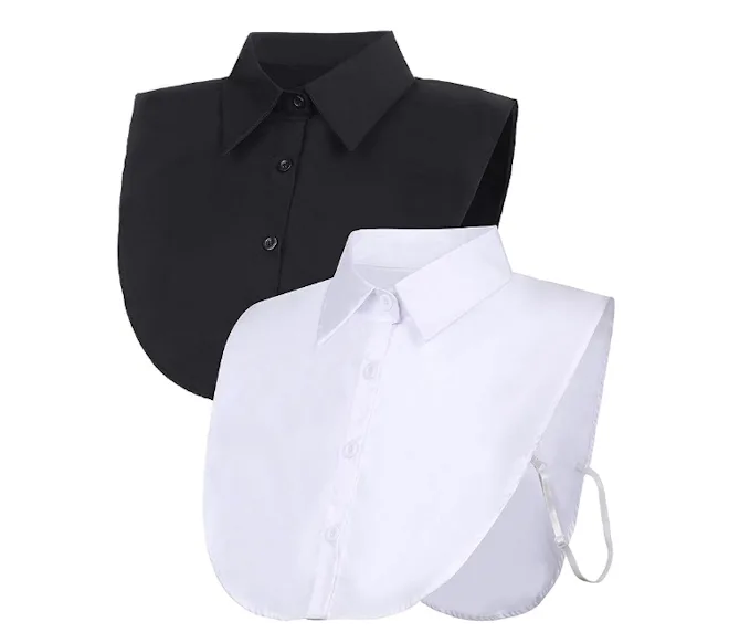 Tatuo Faux Collar Blouse (2-Pack)