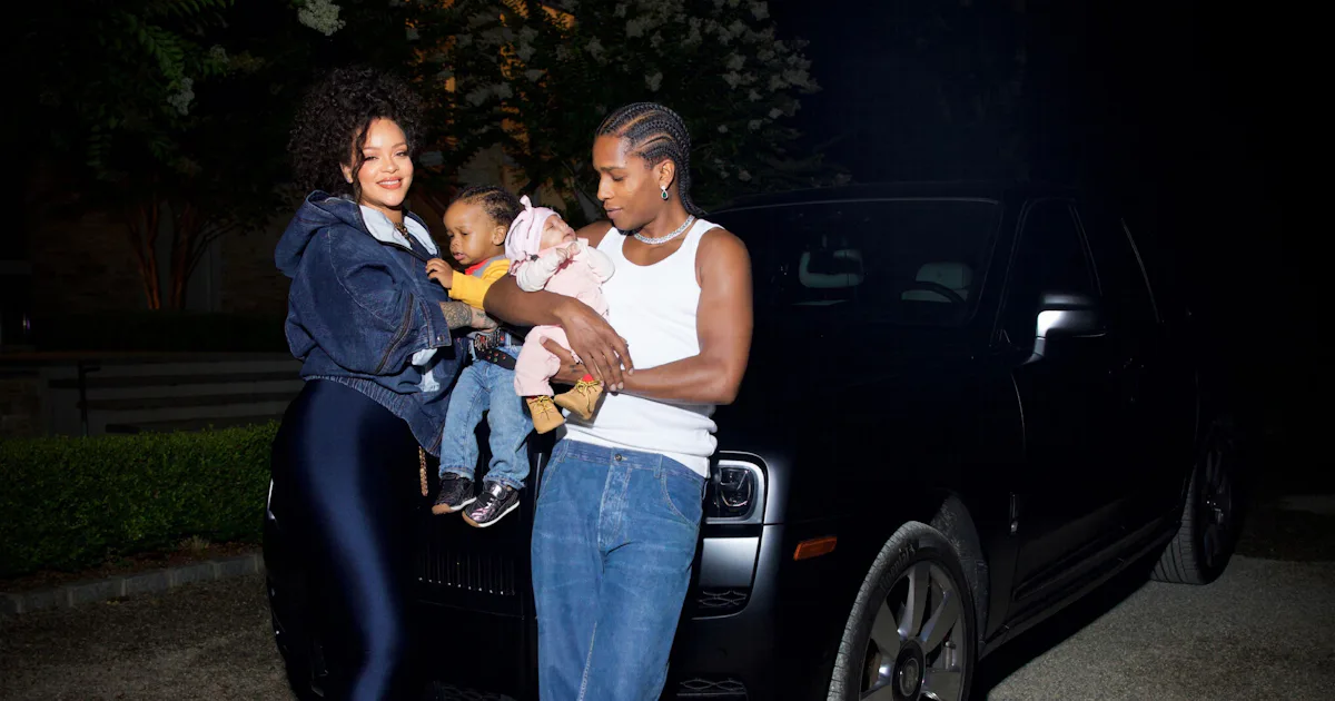 Baby Ricky Rosy See Rihanna & A$AP Rocky's Adorable Family Photos With Riot Rose
