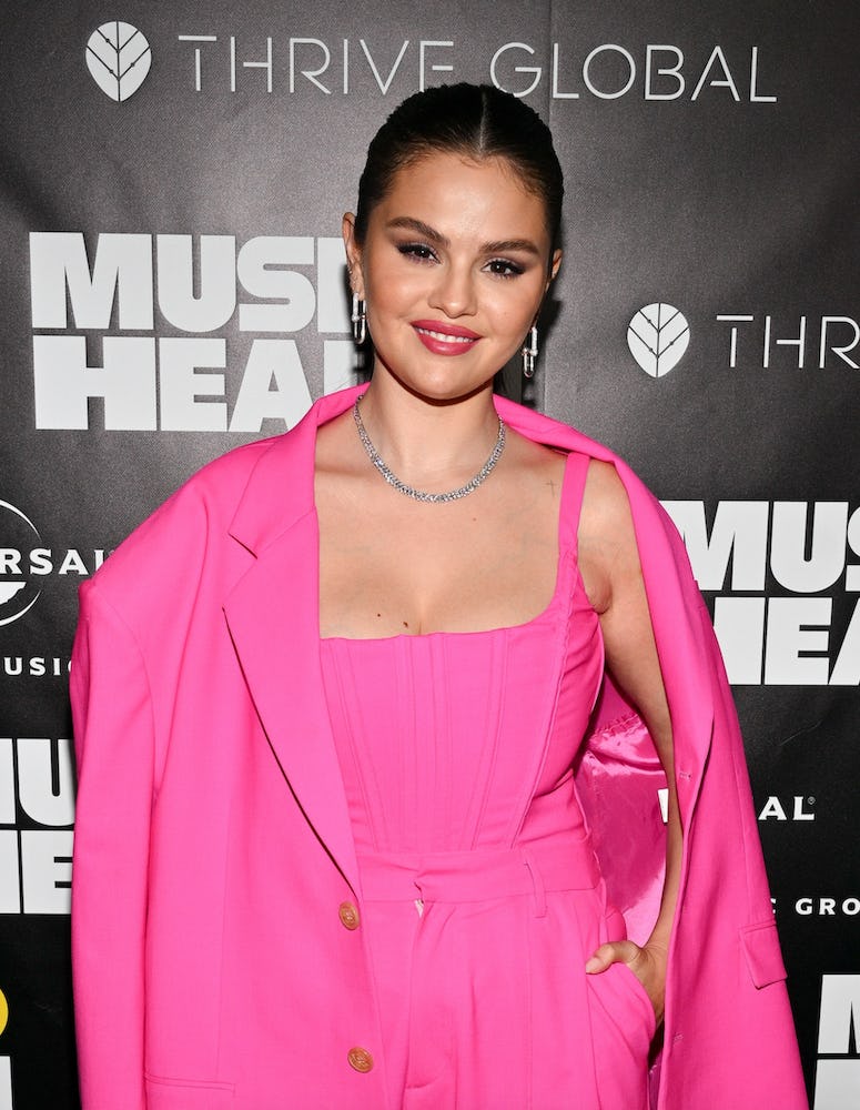 Selena Gomez Cocktail Dress Pink