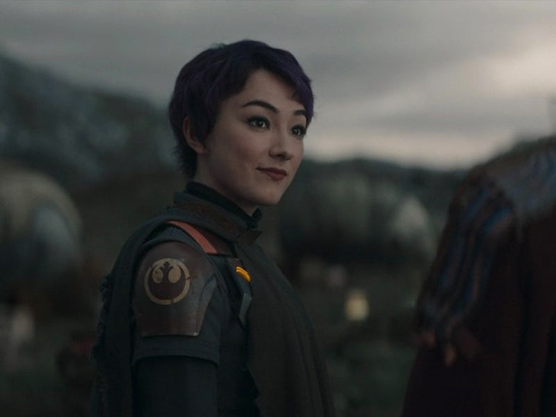 Natasha Liu Bordizzo as Sabine Wren in Ahsoka