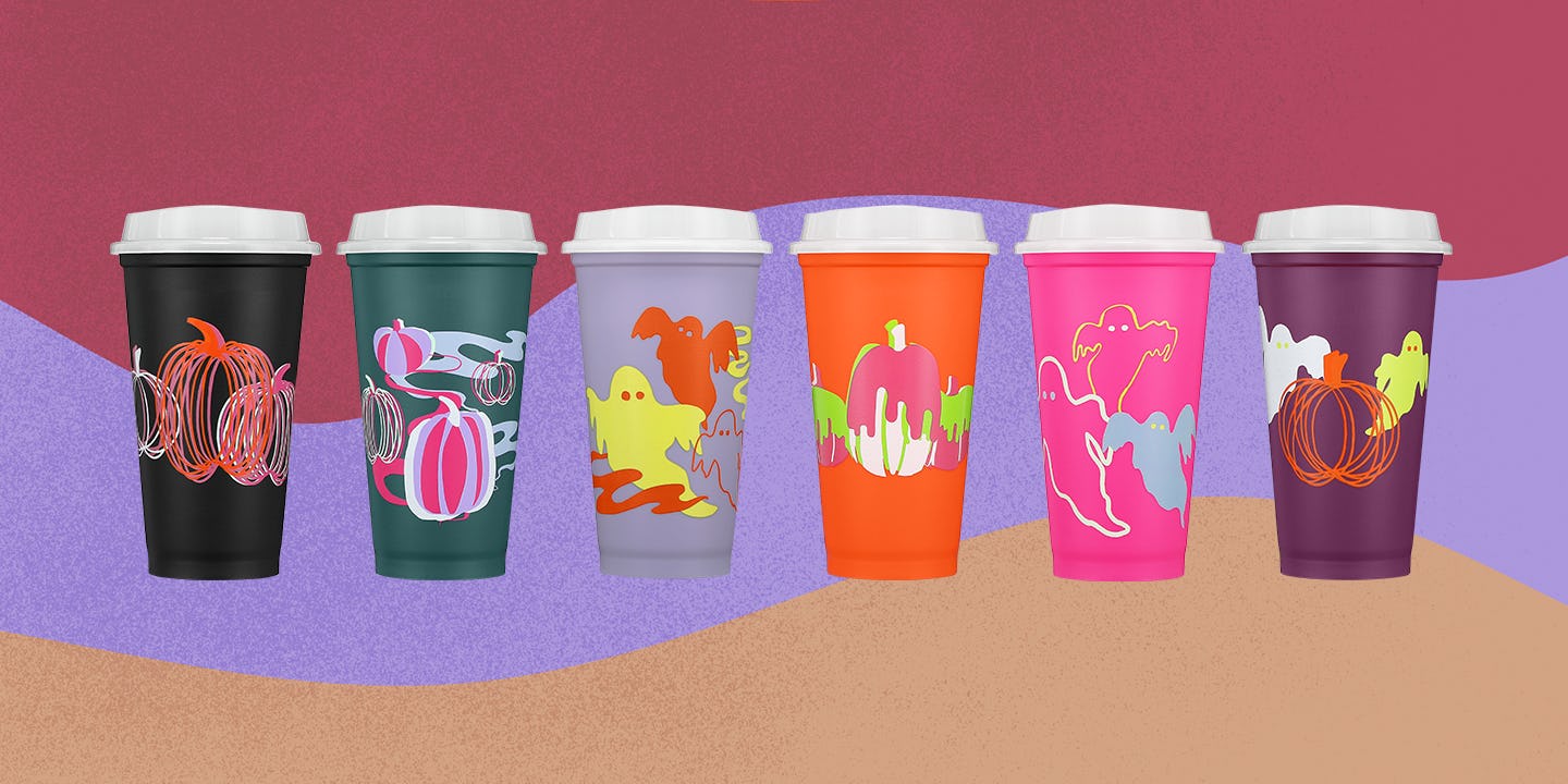 starbucks reusable halloween mugs