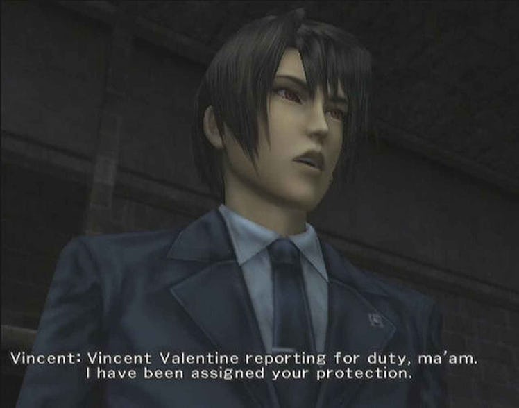 Young Vincent Valentine in Dirge of Cerberus