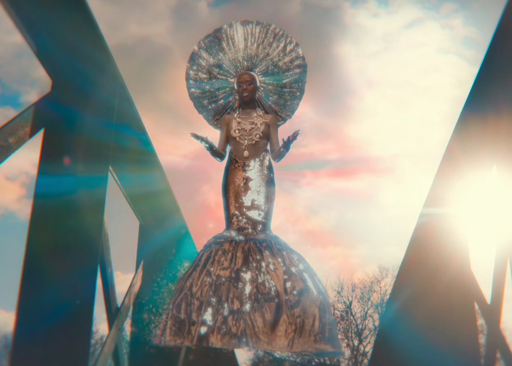 Jodie Turner-Smith as God on Netflix&rsquo;s Sex Education.