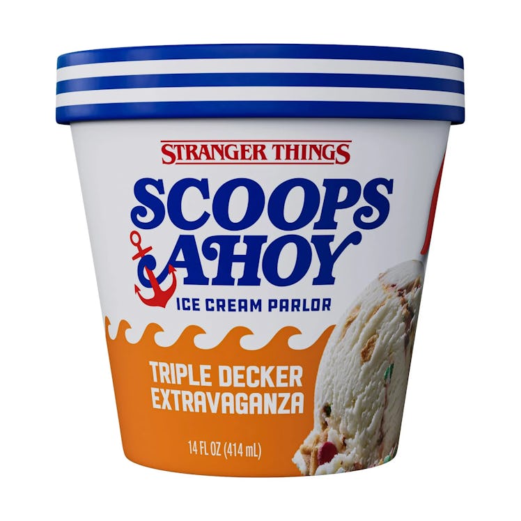The Triple Decker Extravaganza Scoops Ahoy 'Stranger Things' ice cream is inspired by Eleven. 