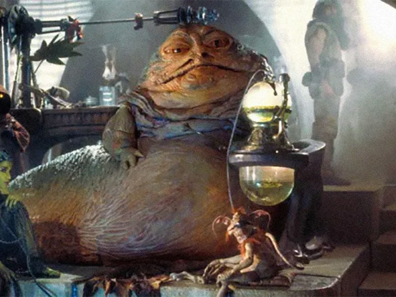 Jabba the Hutt in Star Wars: Return of the Jedi