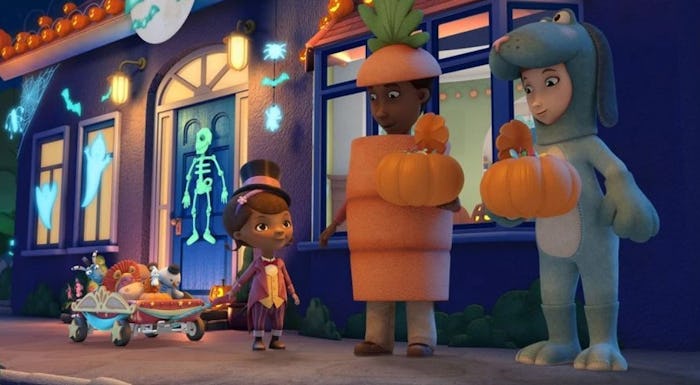 Doc McStuffins has a great Halloween episode. 