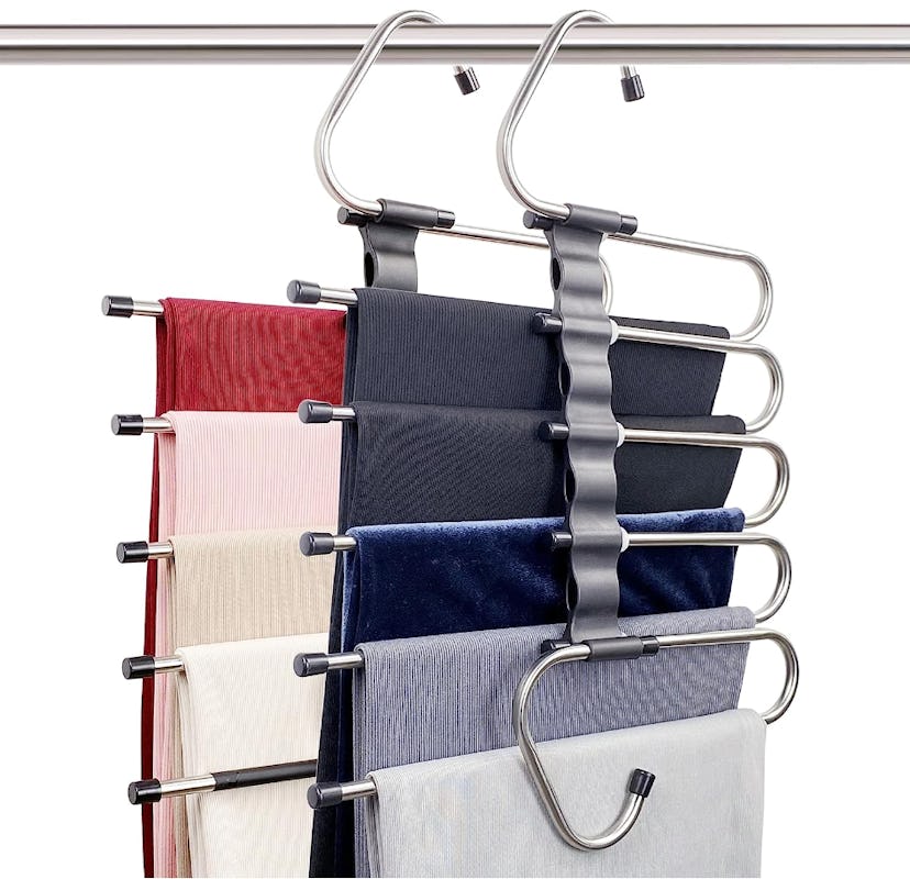 FeeraHozer Magic Pants Hangers Space Saving (2-Pack)