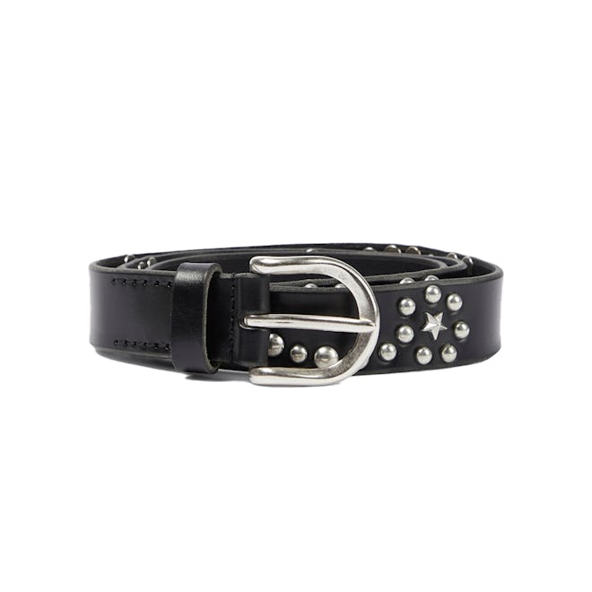 Our Legacy Star Fall Studded Leather Belt