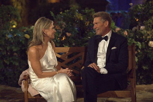 Nancy and Gerry on 'The Golden Bachelor,' which was filmed in August 2023.