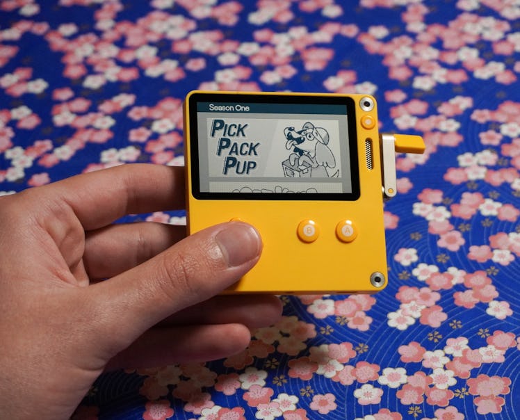 Nothing looks quite like the Playdate, a monochrome handheld with a unique crank mechanic.