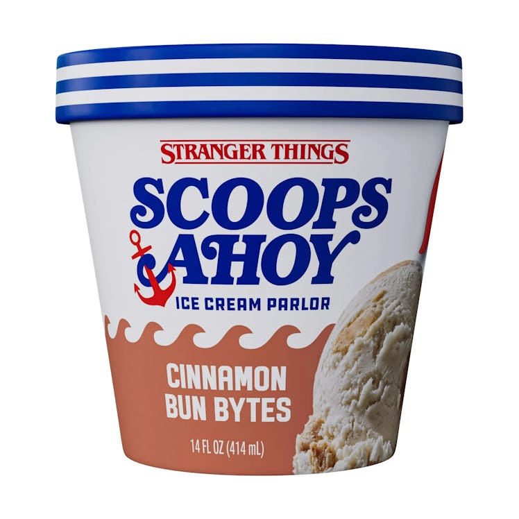 The Cinnamon Bun Bytes is one of the best Scoops Ahoy 'Stranger Things' ice cream flavors. 