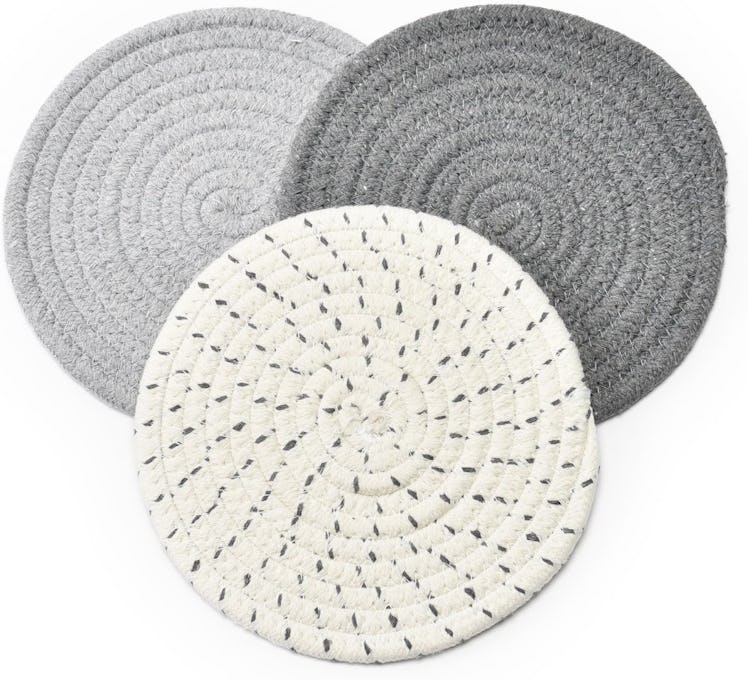 Jennice House Cotton Trivets (Set Of 3)