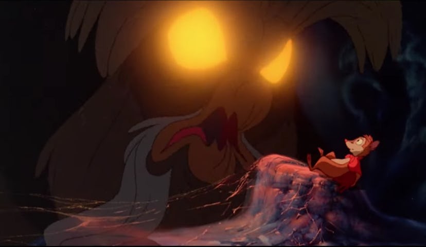 The Great Owl and Mrs. Brisby in 'The Secret of NIMH.'