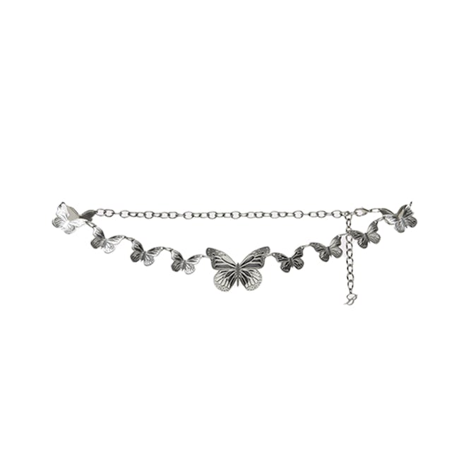 Blumarine Metal Belt with Butterflies