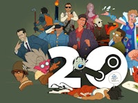 Steam 20th Anniversary key art