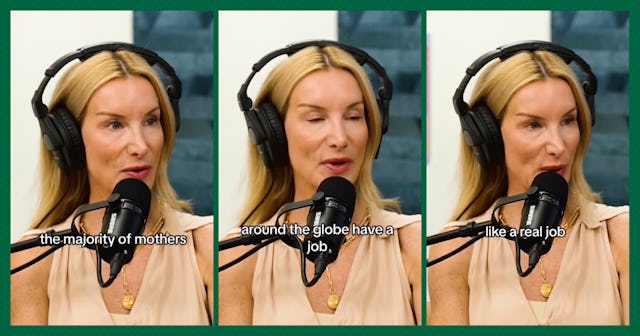 Two podcasters are catching heat on TikTok after saying that stay-at-home mom's do not have "real jo...