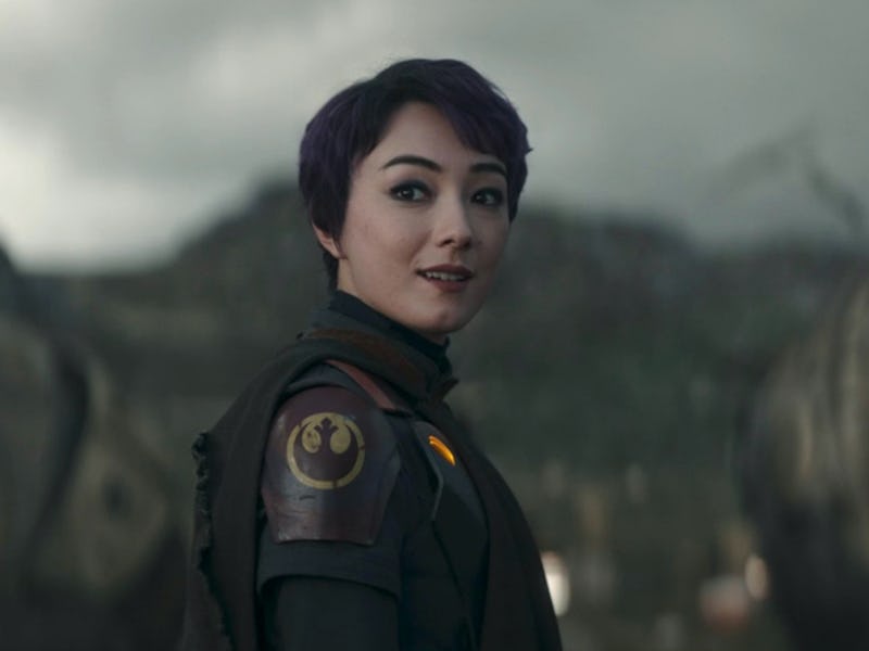 Natasha Liu Bordizzo as Sabine Wren in 'Ahsoka' Episode 6