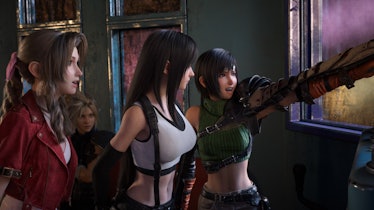 Cloud, Aerith, Tifa, and Yuffie arrive at the Golden Saucer, FF7 Rebirth