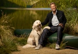 Gerry Turner and his dog, Dakota, on 'The Golden Bachelor.' Photo via ABC