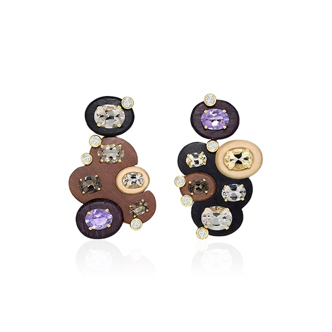 Sauer 18k Yellow Gold Truffle Earrings