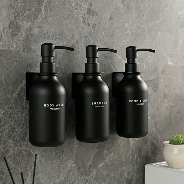 MaisoNovo Wall Mounted Shampoo Dispensers (3-Pack)
