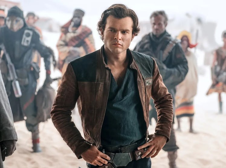 Alden Ehrenreich and Donald Glover in Solo: A Star Wars Story