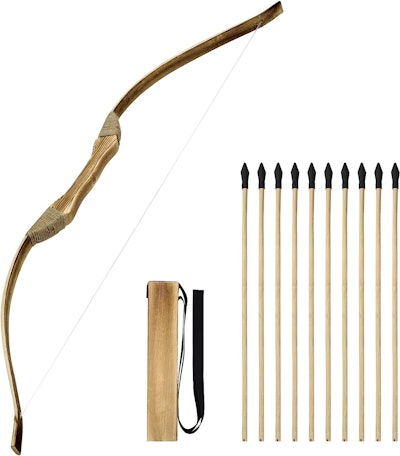 Wooden Bow & Arrow Set