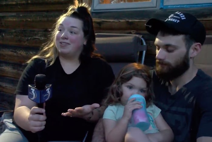 The family of a missing Michigan toddler who found safe with her family dogs.