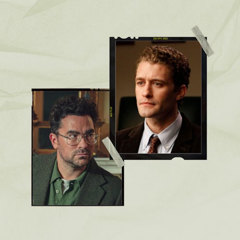 Dan Levy and Matthew Morrison on 'Sex Education' and 'Glee.' Photos via Netflix and Getty Images