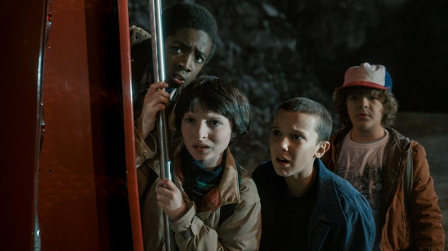 The children of 'Stranger Things' in Season 1 of the Series.