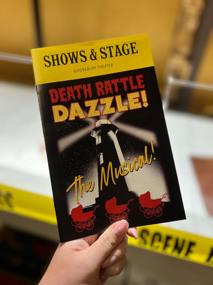 Playbill at the 'OMITB' pop-up in NYC.