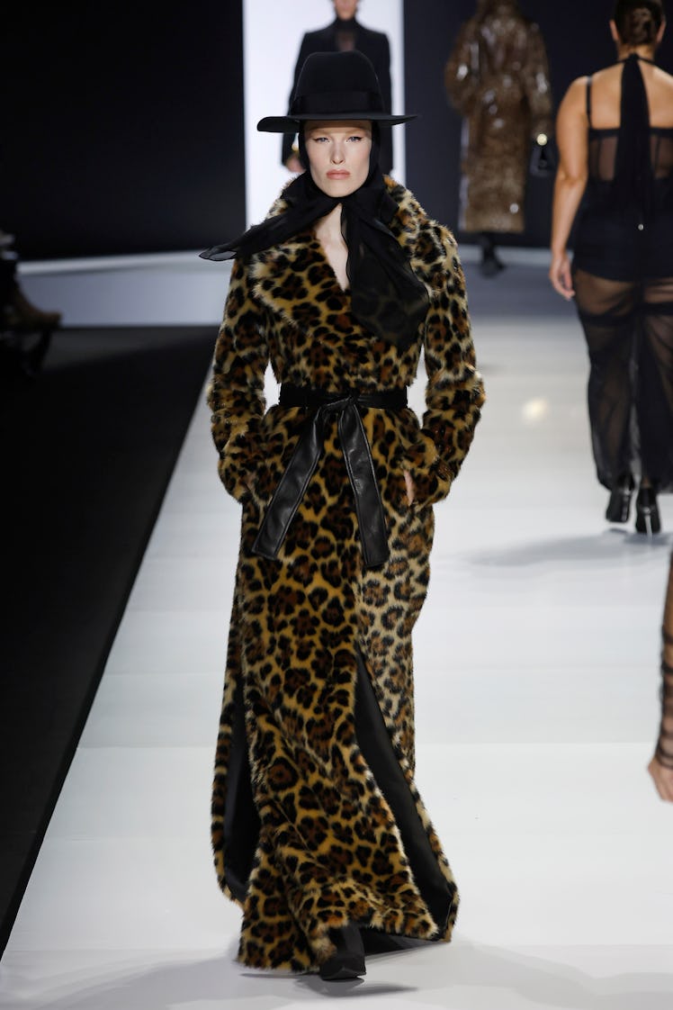 A model walks the runway at the Dolce&Gabbana fashion show during the Milan Fashion Week Womenswear ...