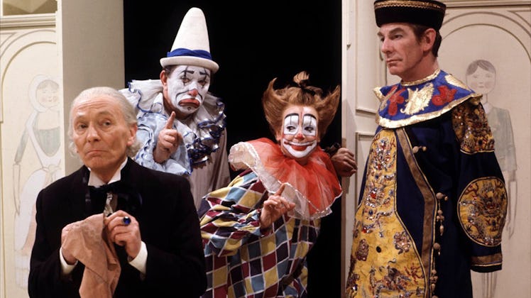 Michael Gough as the Toymaker in "The Celestial Toymaker
