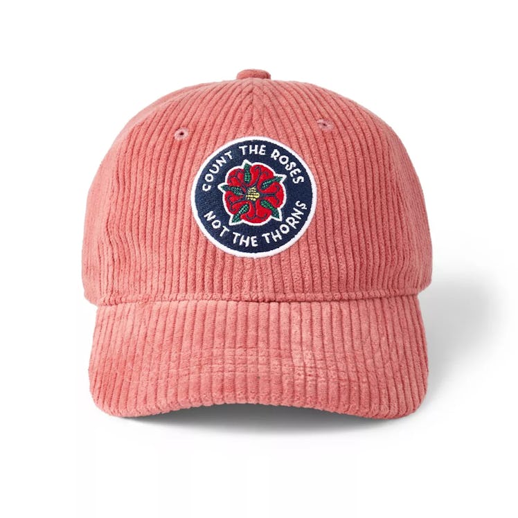 Corduroy 'Count the Roses' Logo Baseball Hat 