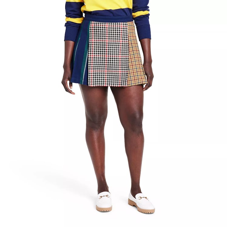 Women's Plaid Pleated Skirt