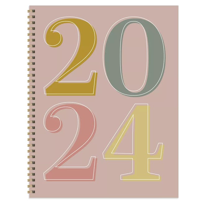 2024 Weekly/Monthly Planner 