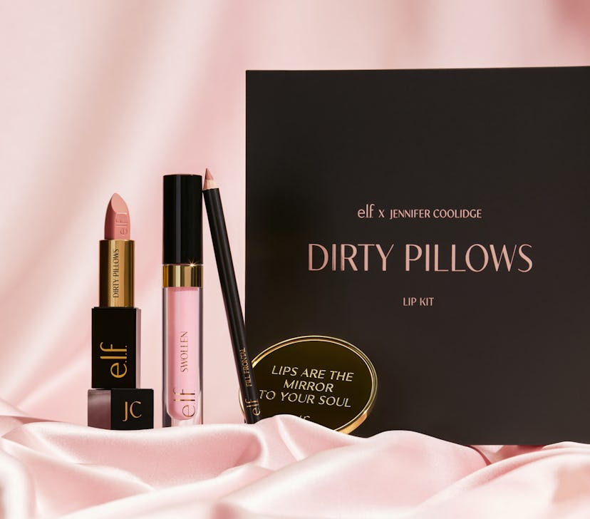 The E.l.f. x Jennifer Coolidge Dirty Pillows Lip Kit was inspired by a Super Bowl commercial blooper...