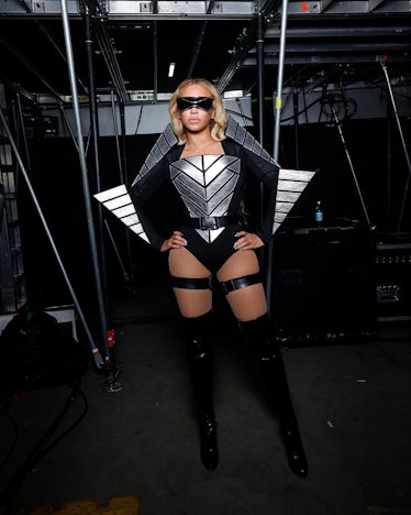 Beyoncé wears a custom Gareth Pugh look during her "Renaissance" Houston concert.