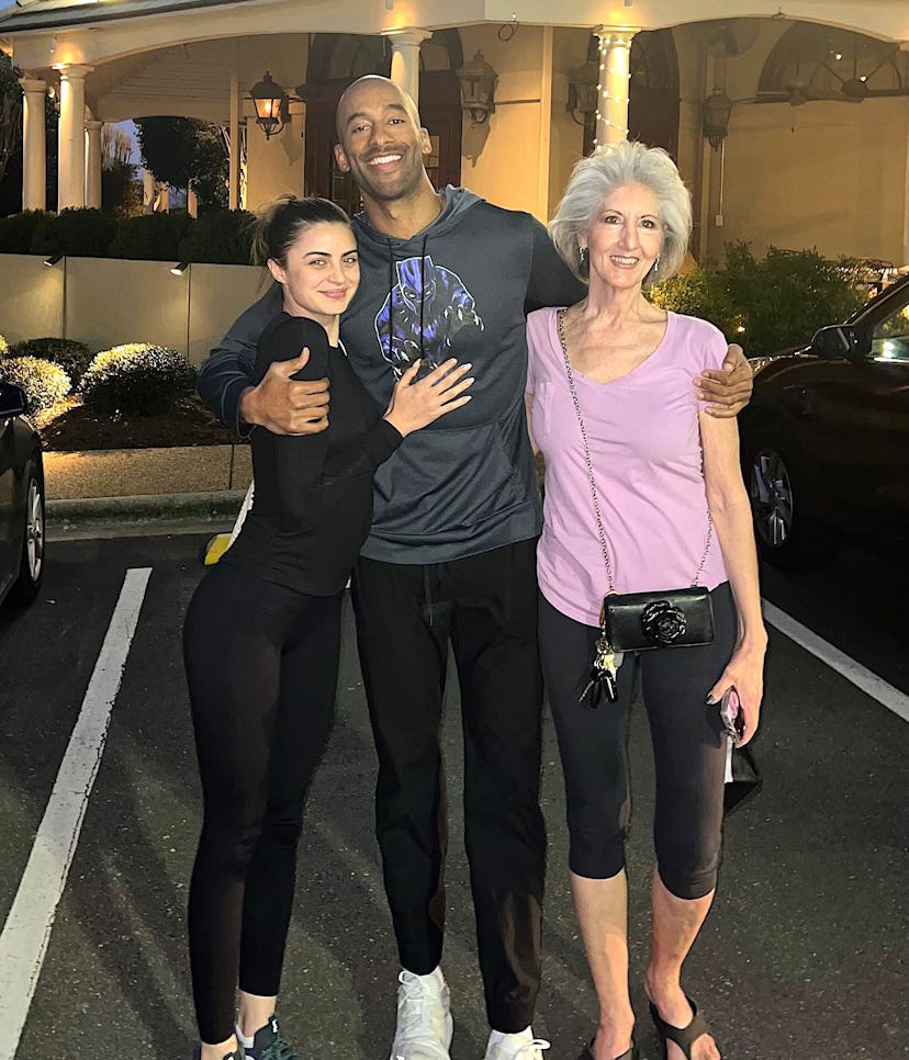 Rachael Kirkconnell, Matt James, and Patty James in a March 2022 Instagram post ahead of ‘The Golden…