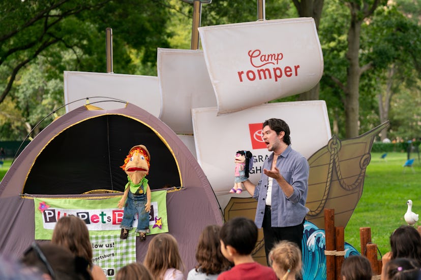 Puppetsburg, a New York City-based group that performs puppet shows for kids ages 0-5, put on two sh...