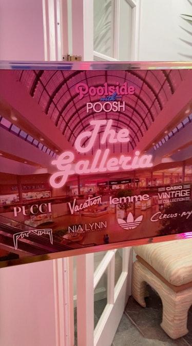 The Poosh pool party had a Galleria pop-up with lifestyle products. 