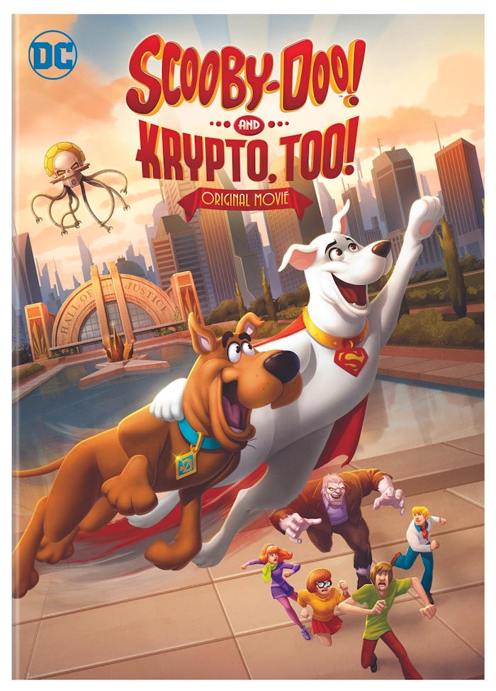 The key art for 'Scooby Doo! and Krypto Too!' a new Scooby Doo Halloween special coming in 2023.