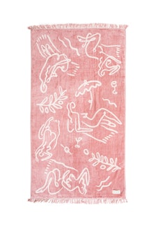 This beach towel is part of the Poolside with Poosh gift bag. 