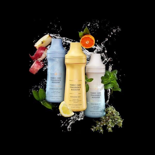 Bath & Body Works' White Barn Fabric Care Collection includes laundry detergent & scent boosters ins…