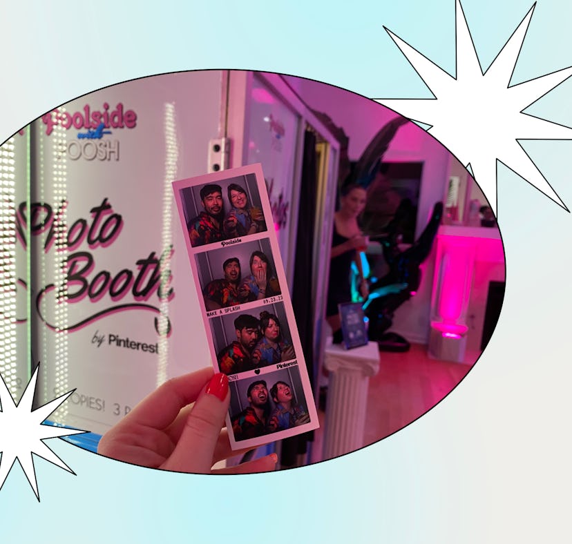 I went to the 2023 Poosh pool party in Malibu, which was '80s themed.